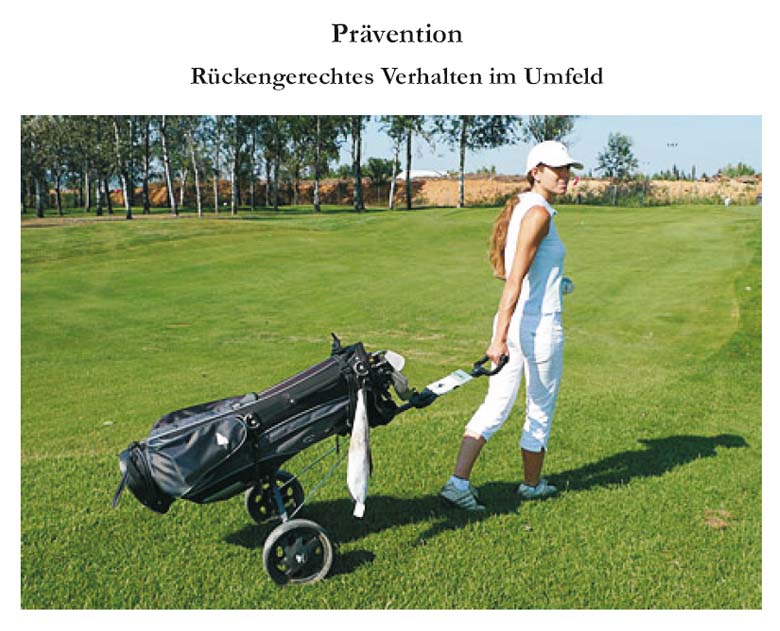 Golf Prävention Rücken